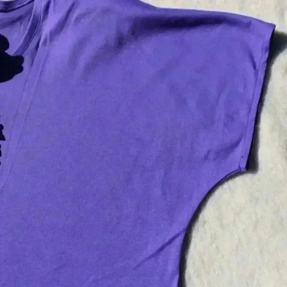 VINTAGE CALLANETICS 80s Confetti Shoulder Sweater Mini Dress Women Large - Picture 5 of 10